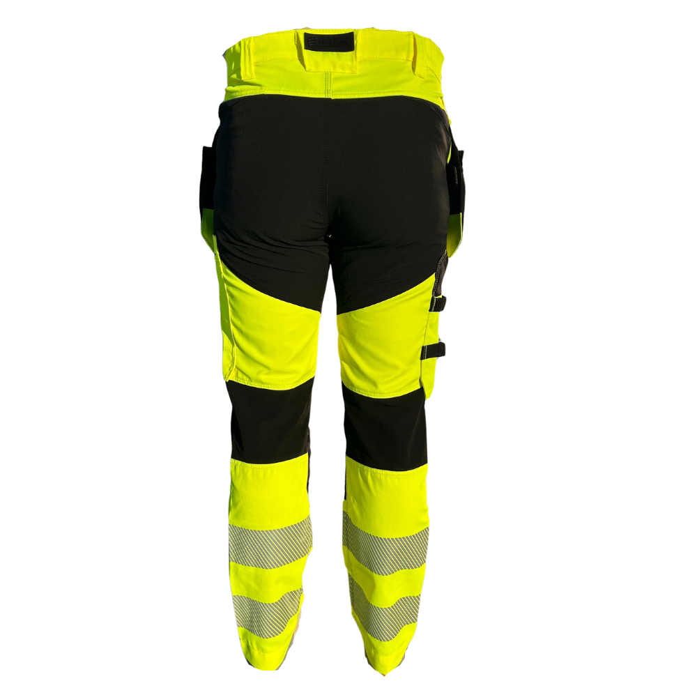 BoSafety Mashup 4-way huomio stretch housut irroitettavilla riipputaskuilla