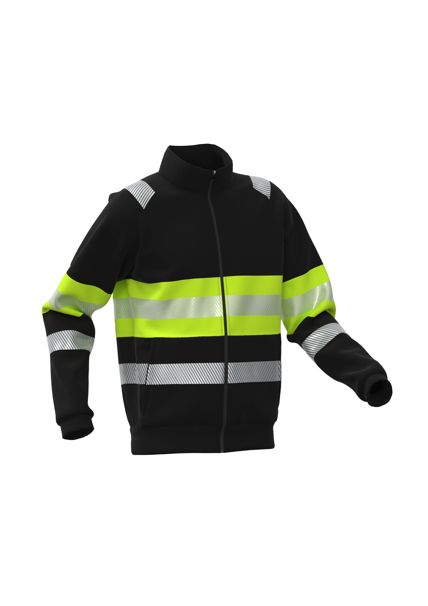 BoSafety Fenix vetoketjutakki Hi-Vis luokka 1