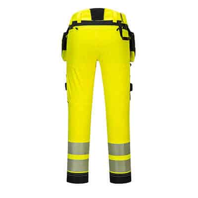 Portwest DX442 HiVis Strech-riipputaskuhousut