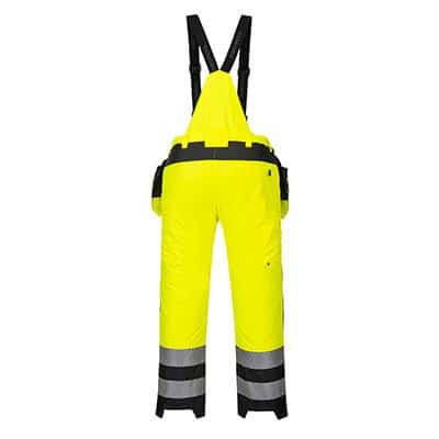 Portwest PW351 HiVis talvityöhousut riipputaskuilla