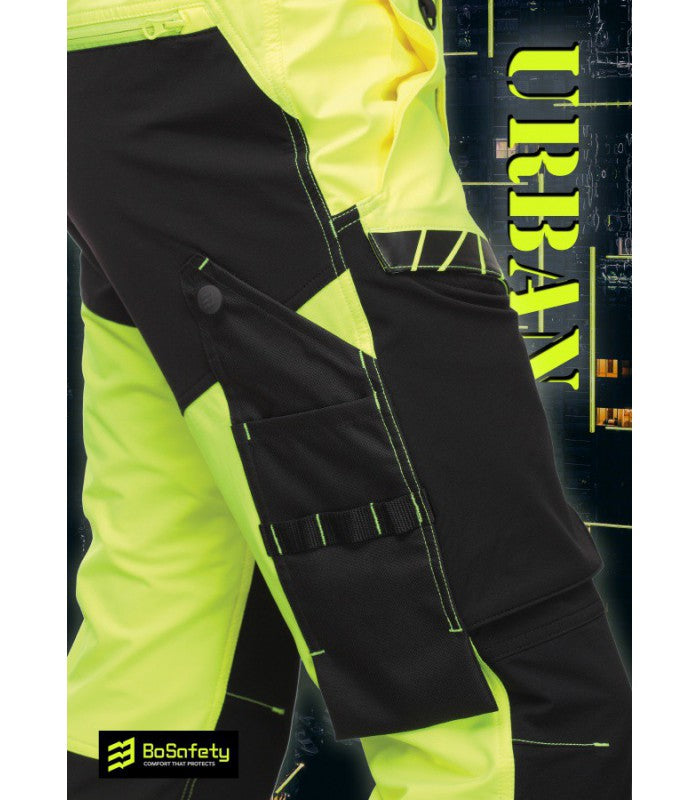 BoSafety Urban huomio stretch-työhousut