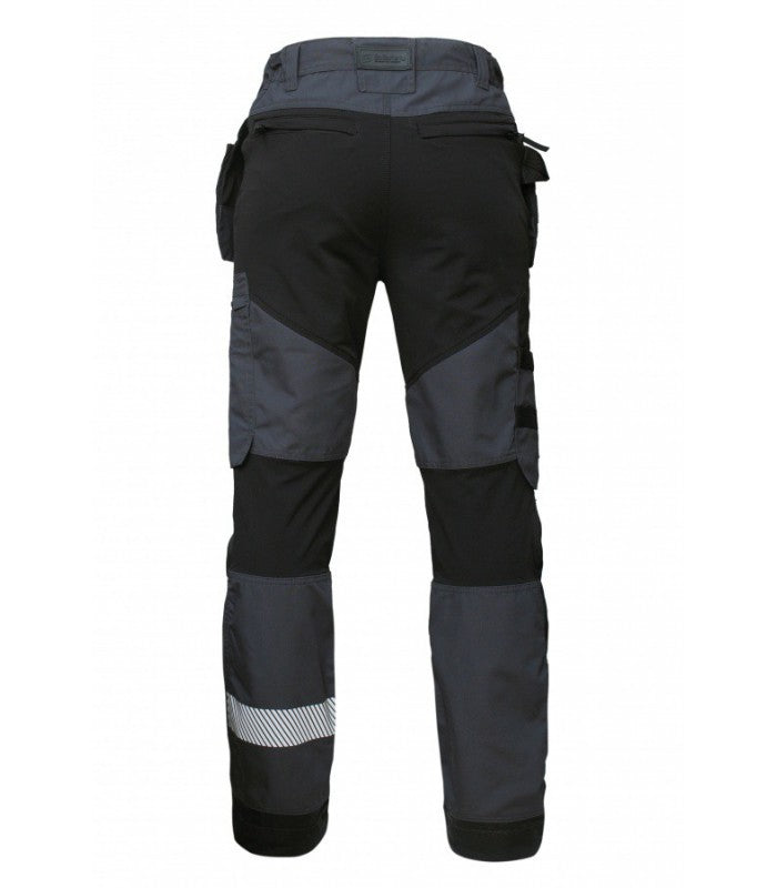 BoSafety Fusion stretch-housut riipputaskuilla tumma