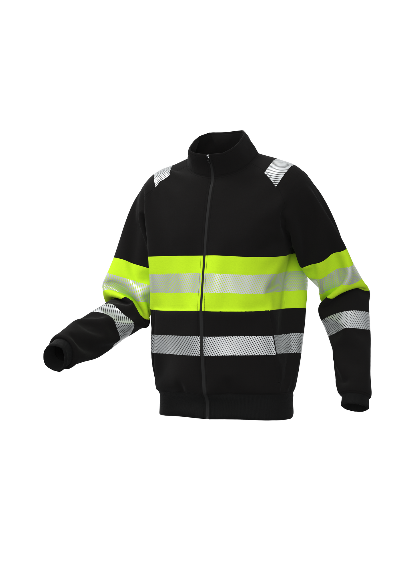 BoSafety Fenix vetoketjutakki Hi-Vis luokka 1